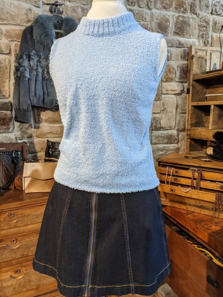 C+D+M Chenille Sleeveless Knitted Top