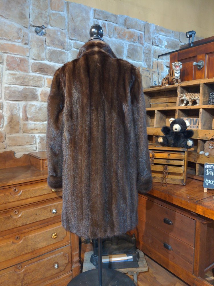 Dark Ranch Mink 3/4 Coat, Size L