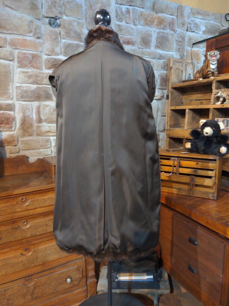 Dark Ranch Mink 3/4 Coat, Size L