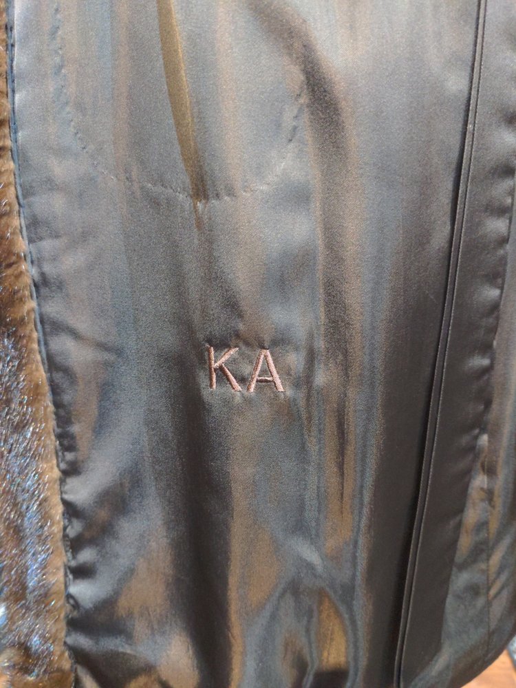 Dark Ranch Mink 3/4 Coat, Size L