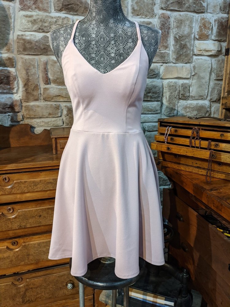Speechless Blush Lavender A-Line Dress, Size 7/8