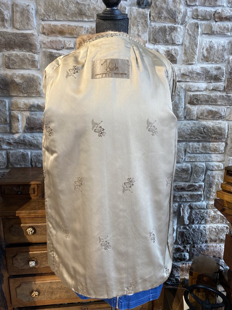 Krieck Furs Autumn Haze Ranch Mink Coat, Size M