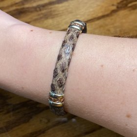 Brown Snakeskin Bracelet