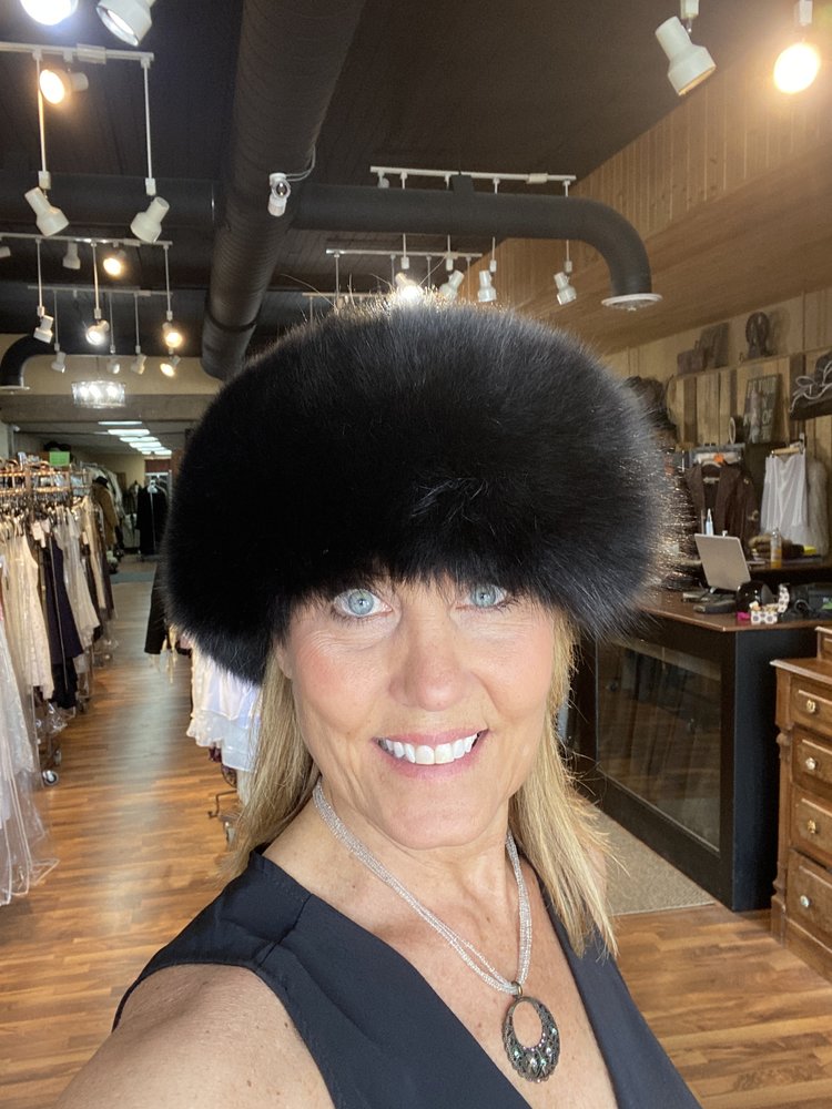 Black Fox Headband, O/S