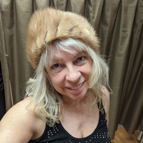 Autumn Haze Mink Tails Hat