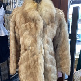 Cognac Goat Jacket, Size S