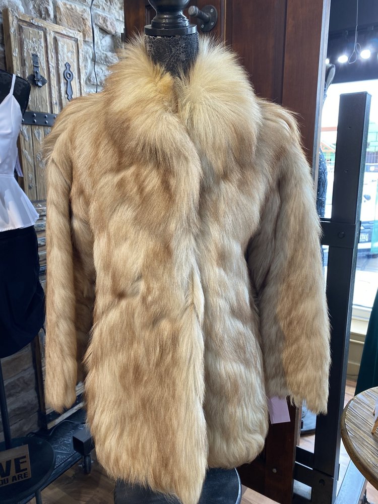 Cognac Goat Jacket, Size S