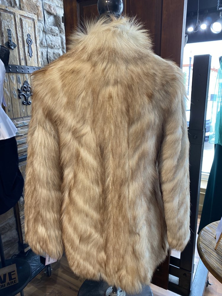 Cognac Goat Jacket, Size S