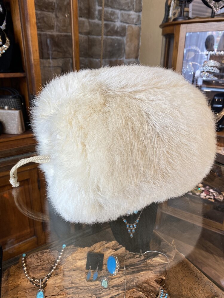 Ivory Rabbit Muff