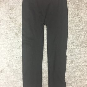 Sofra Brown Polyester Spandex Leggings-One Size