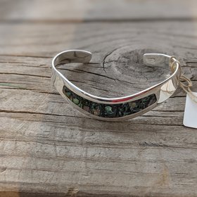 Genuine Abalone Shell Inset Bracelet