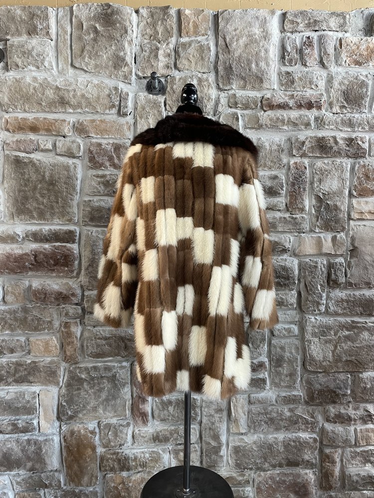 Funky Fun Mink Jacket, Size M