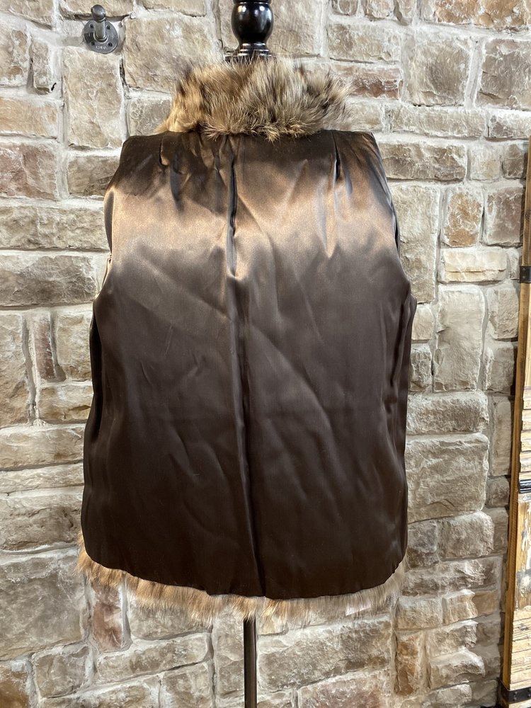 Raccoon Jacket w/ Tie Waist, Size S