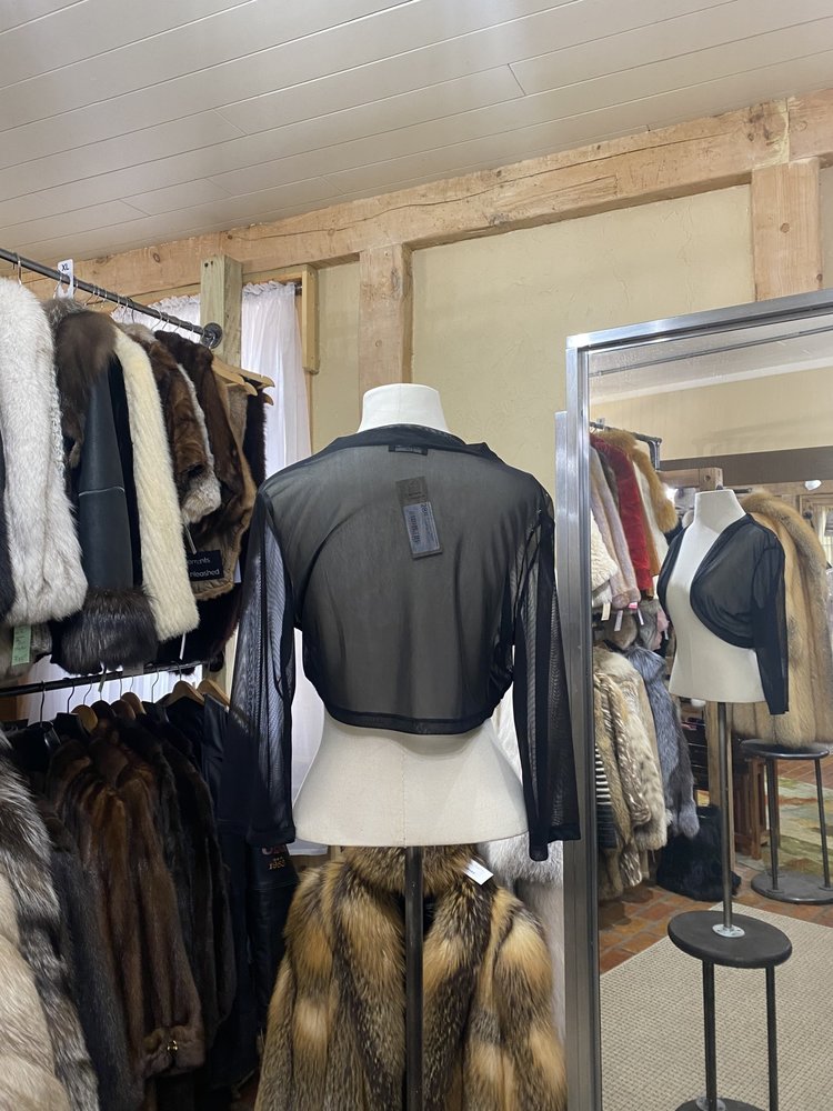 La Scala Black Sheer Bolero Jacket