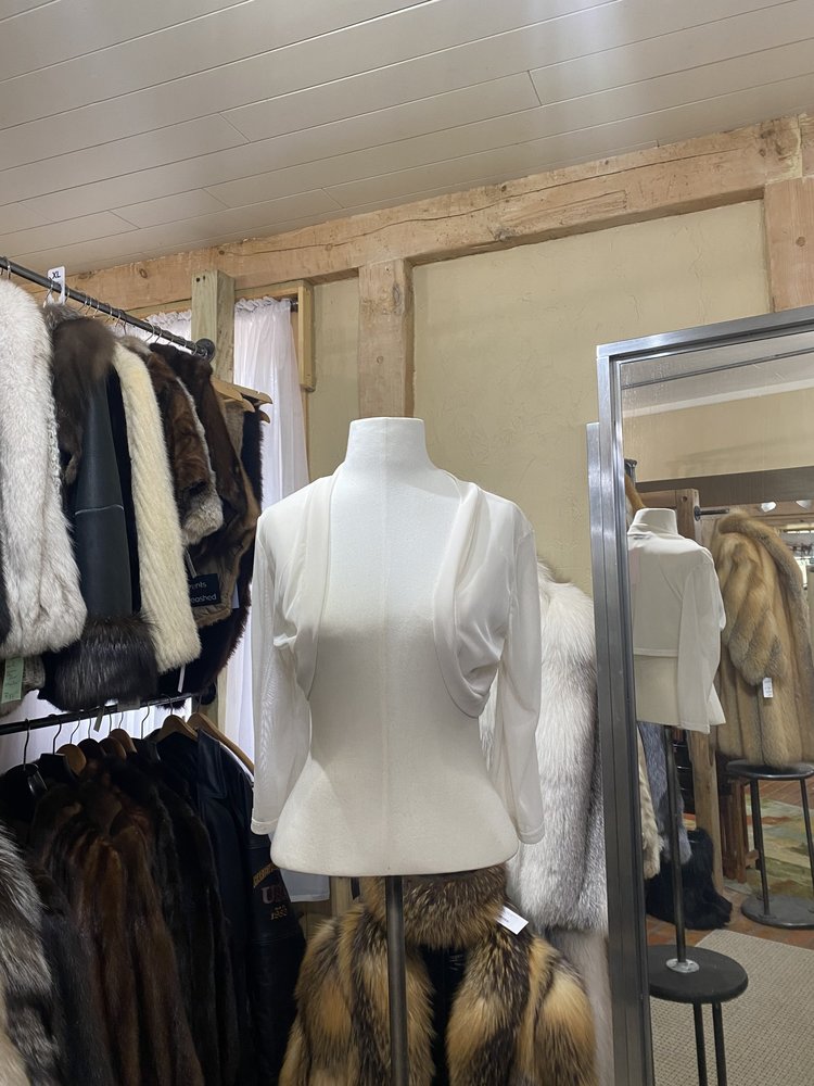 La Scala Ivory Sheer Bolero Jacket