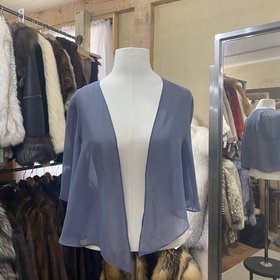 SLNY Blueish Gray Bolero, Size S