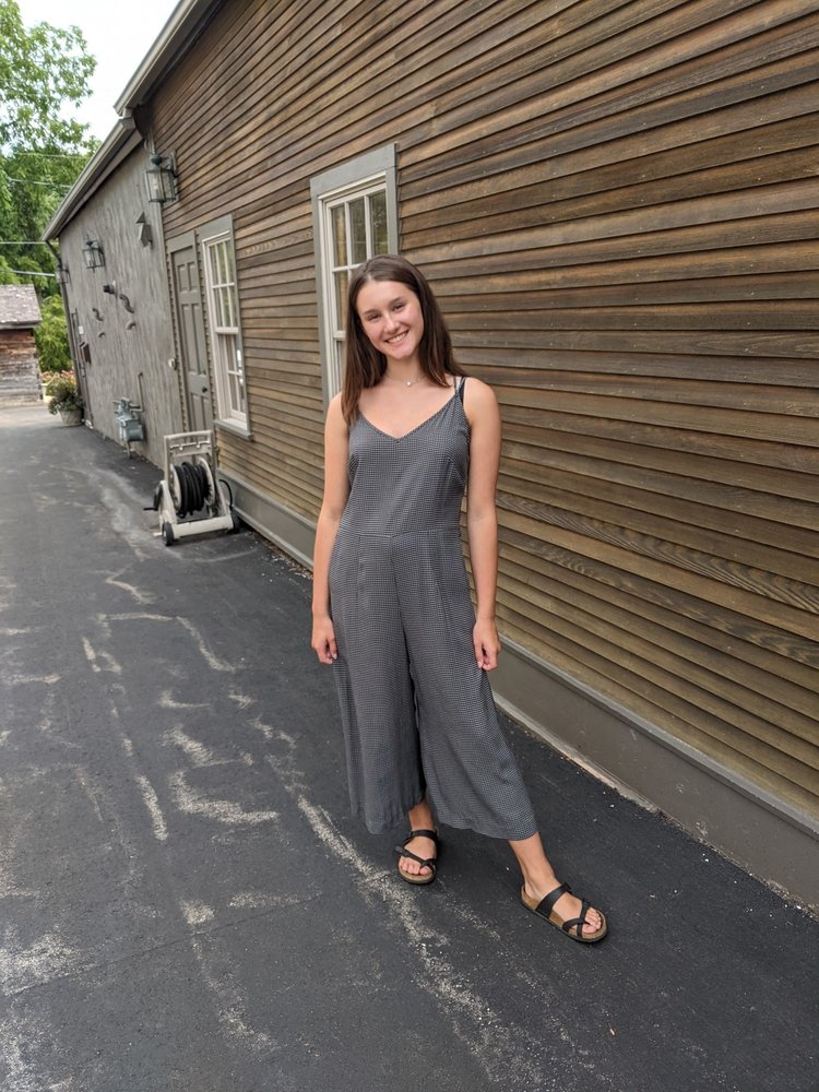 Bailey 44 Blue and White Bailey44 Jumpsuit, Size M