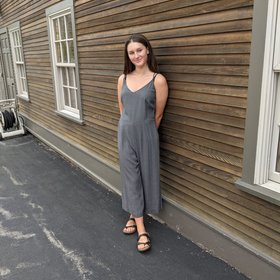 Bailey 44 Blue and White Bailey44 Jumpsuit, Size M