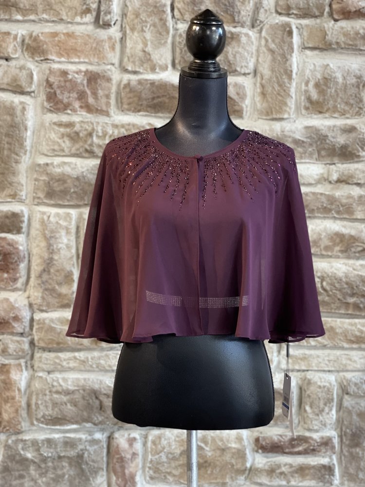 Calvin Klein Purple Jeweled Cover Up, Size XL