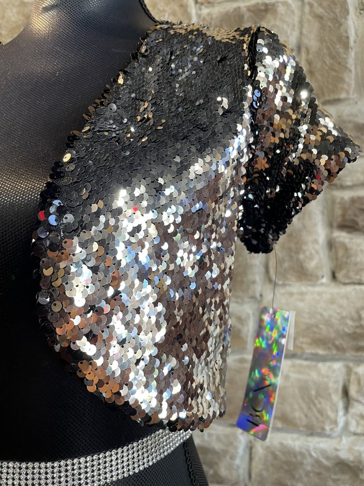 BCX Two Sided Sequin Bolero