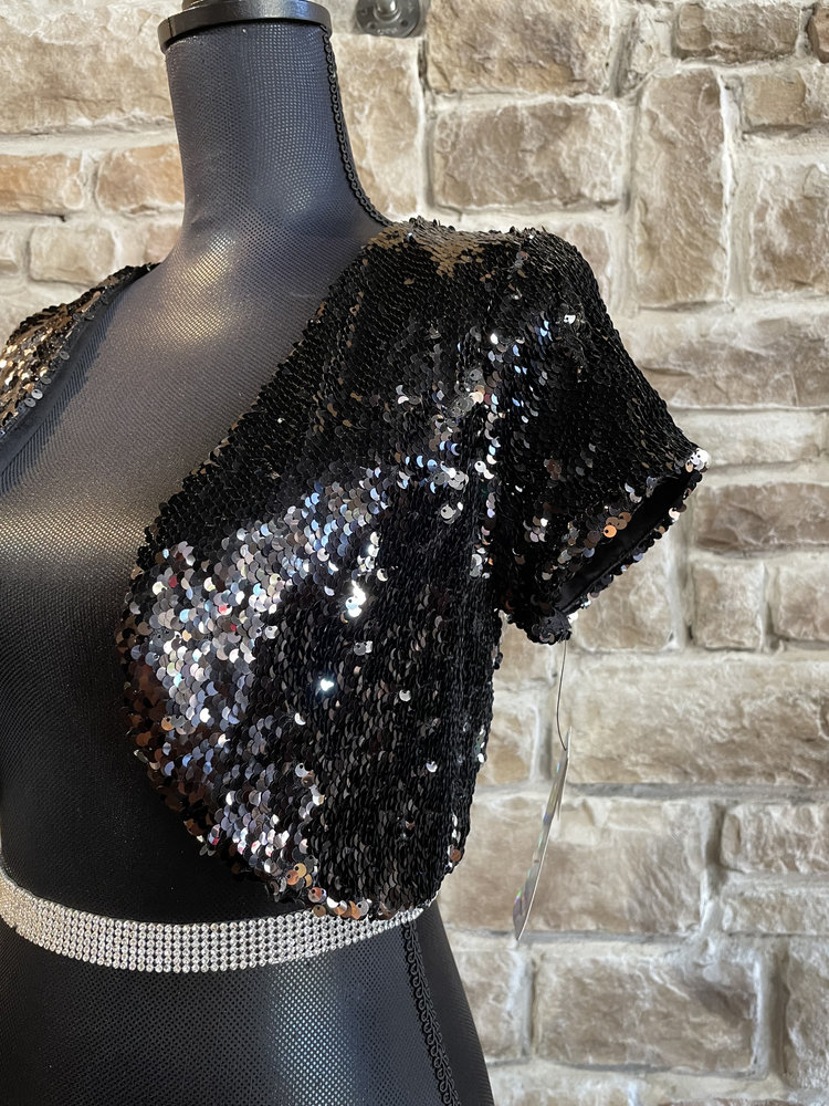 BCX Two Sided Sequin Bolero