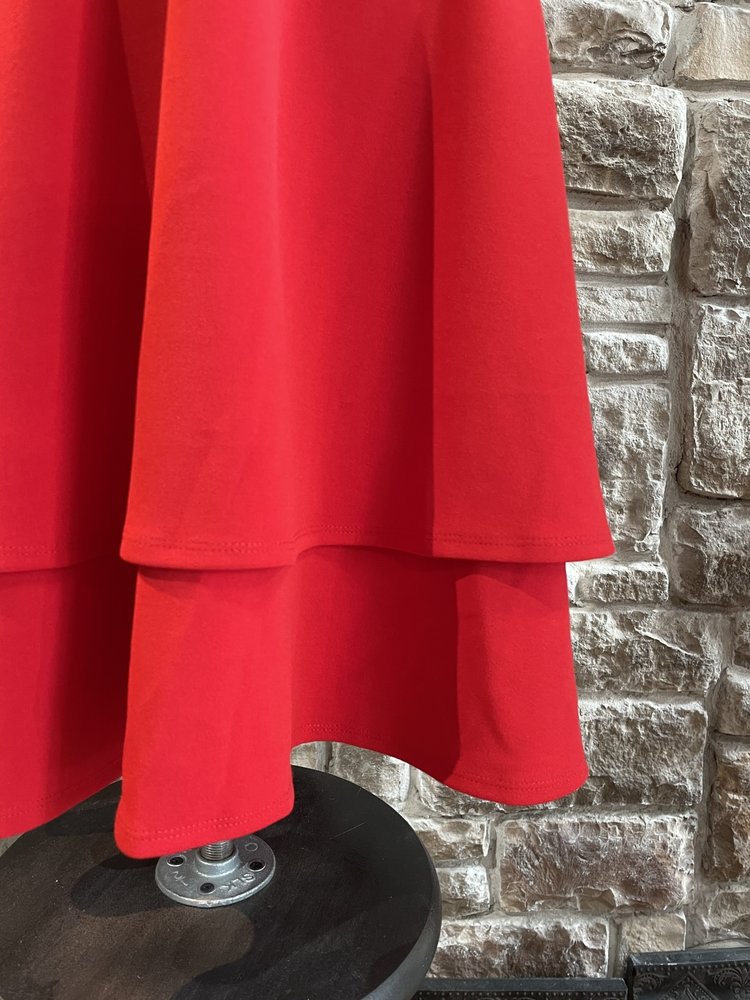 B Darlin Red Tie Back Dress, Size 16W