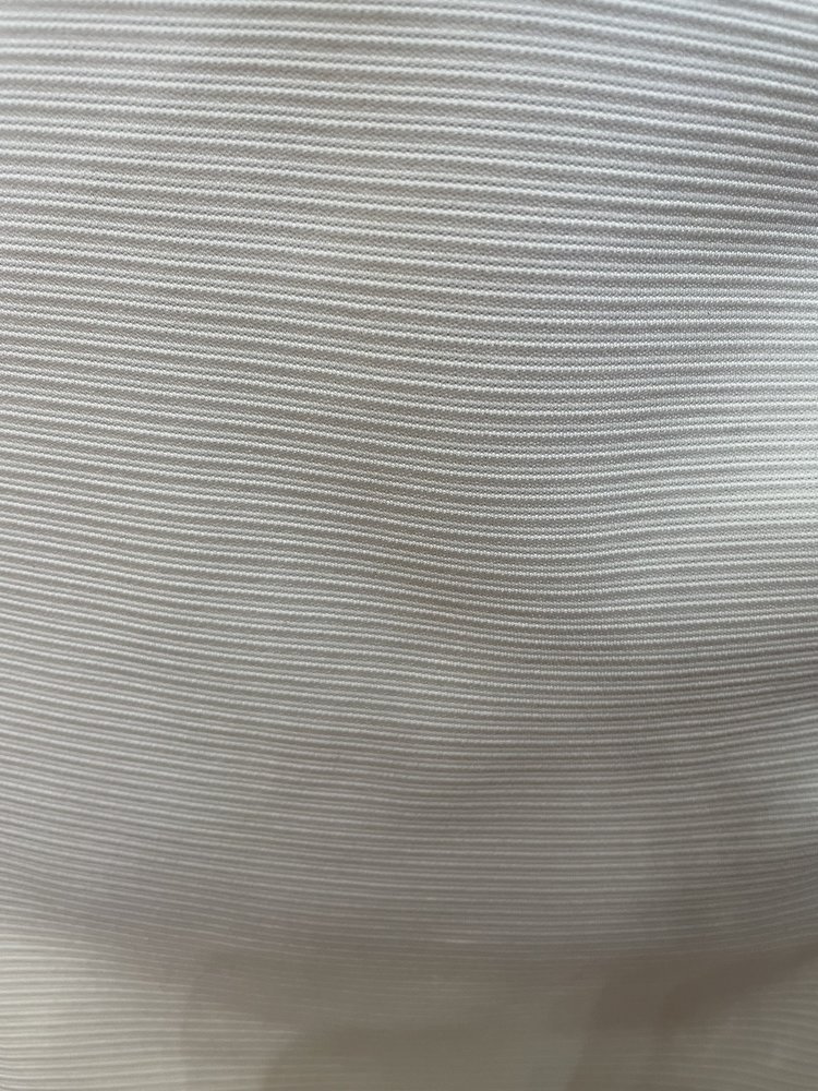 White Gold Detail Ribbed Bodycon Dress, Size 1X