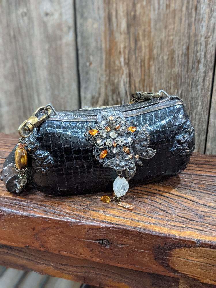 Maya Evangelista Black Vintage Maya Evangelista Evening Bag