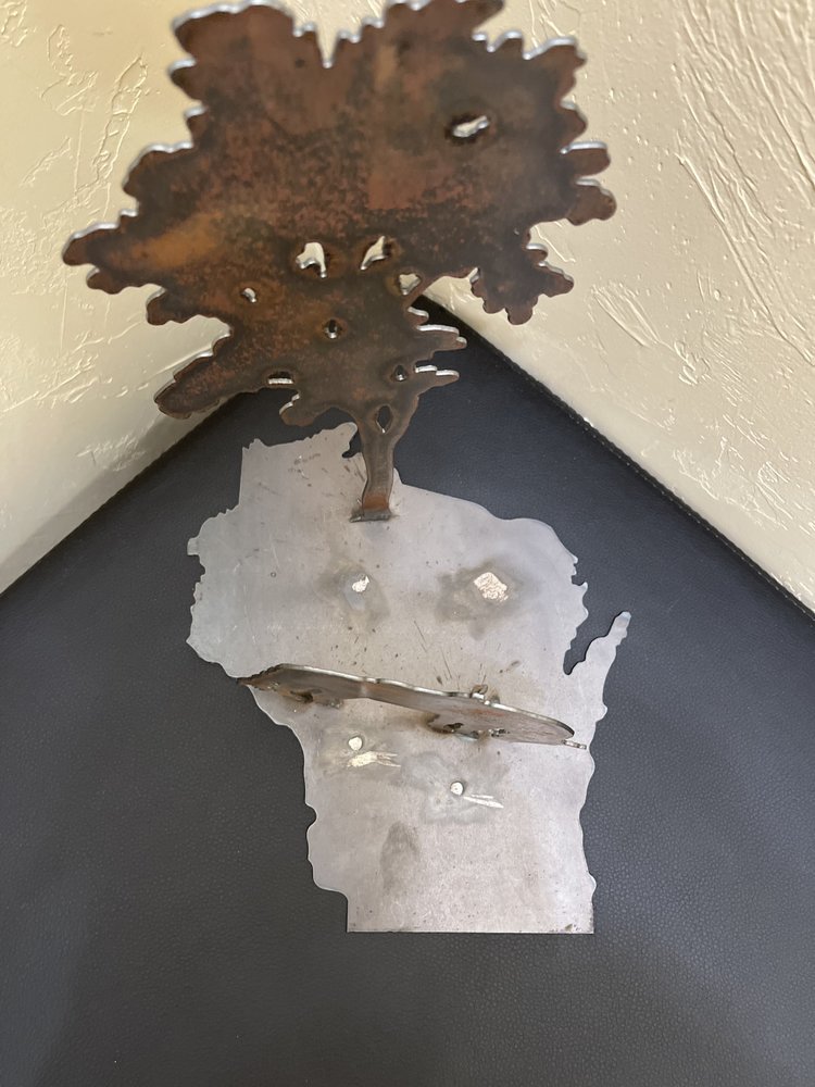 Handmade Wisconsin Horse and Tree Art Decor