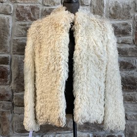 Curly Lamb Jacket, Size S