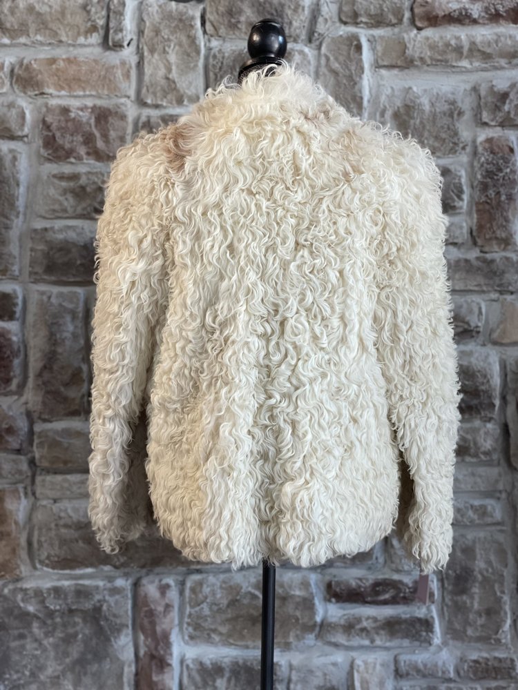 Curly Lamb Jacket, Size S