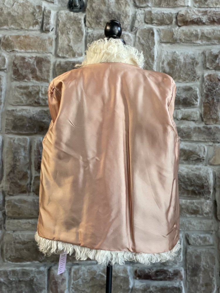 Curly Lamb Jacket, Size S