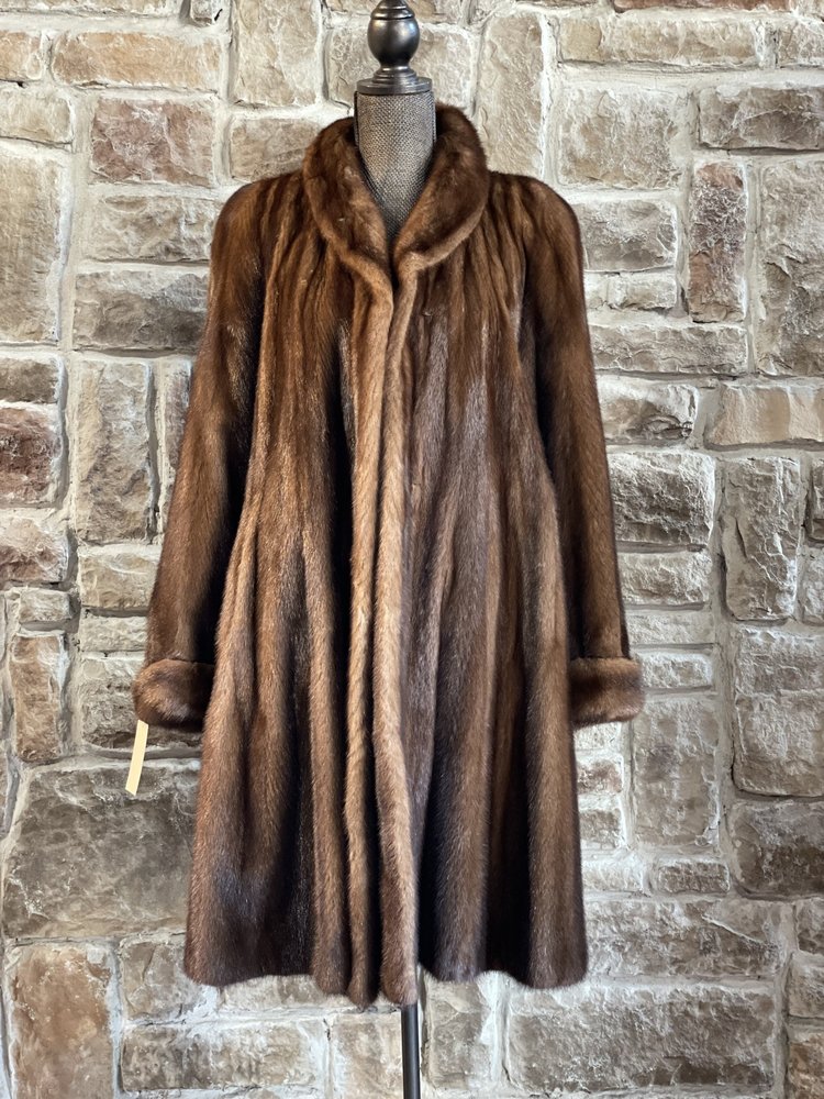 Ranch Mink Swing coat, Size XL