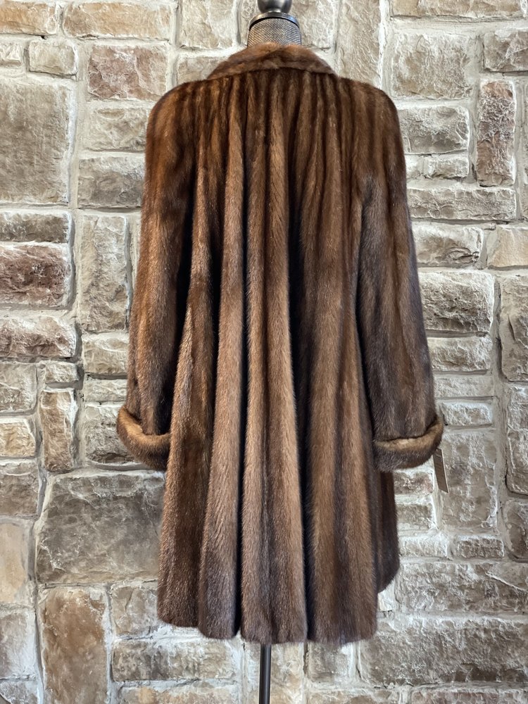 Ranch Mink Swing coat, Size XL