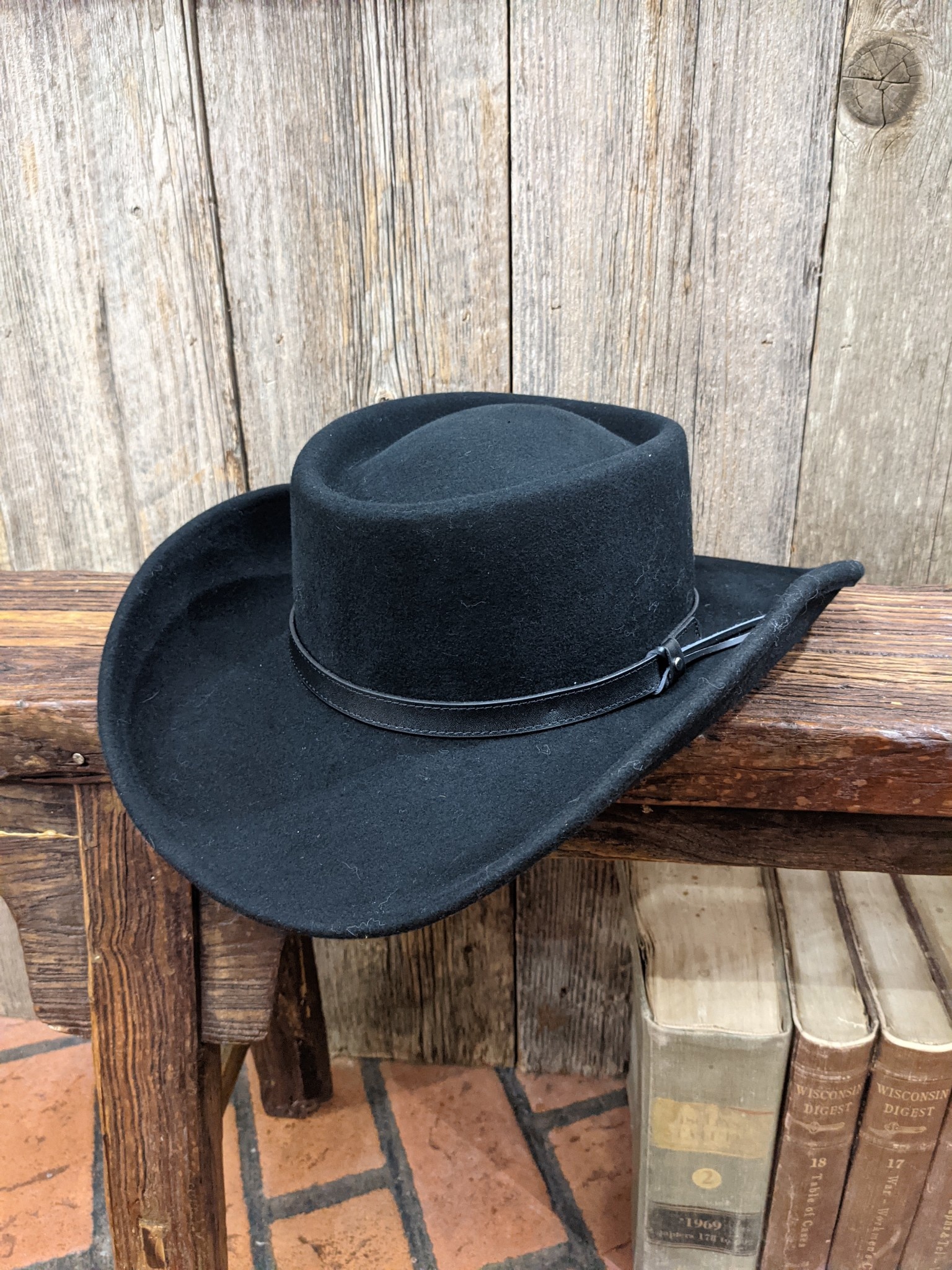 Twister Gambler Crushable Hat Medium Black