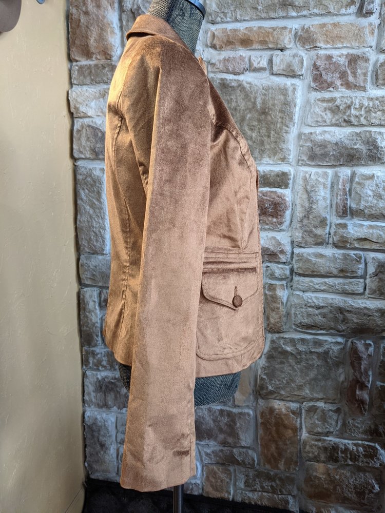 Caché Brown Corduroy Blazer, Size 8