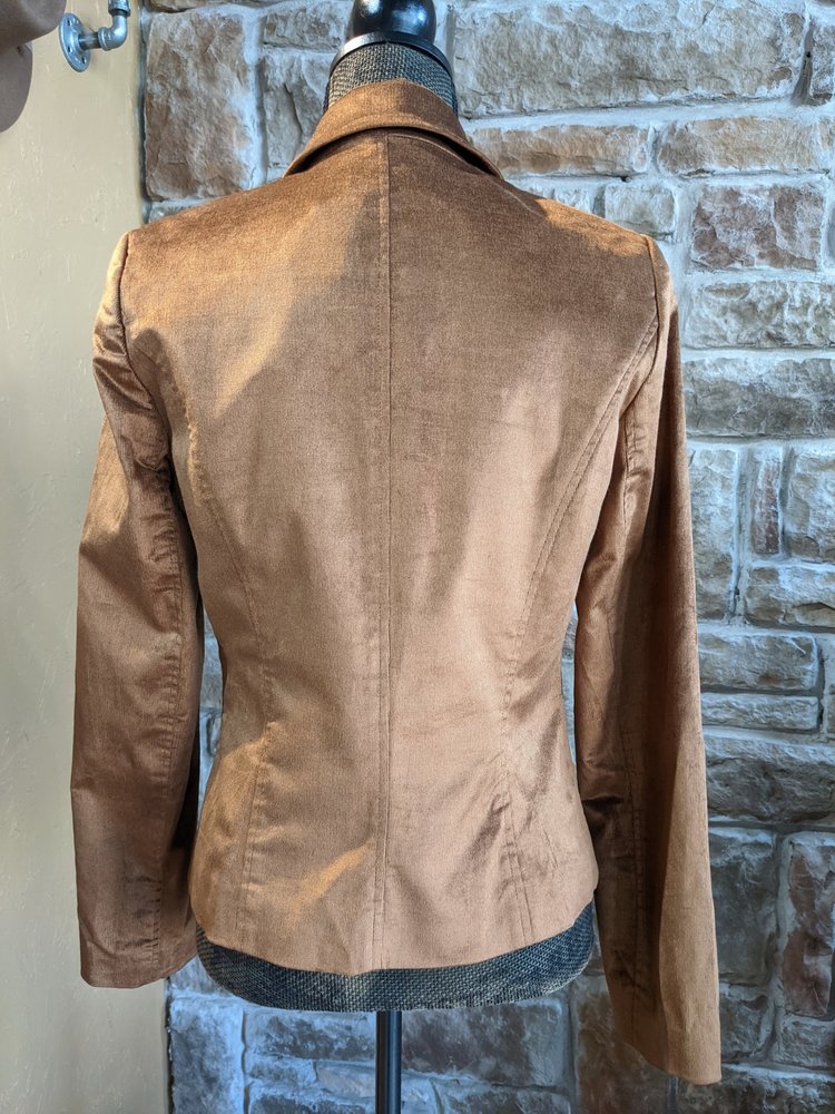 Caché Brown Corduroy Blazer, Size 8