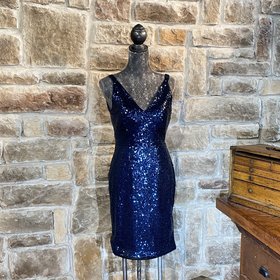 Nightway Blue Cocktail Sleeveless Party Dress