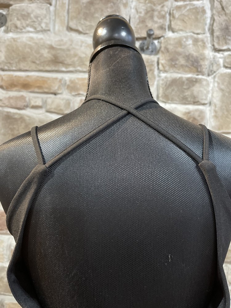 City Studio Black Mesh Waist Bodycon Dress, Size 0