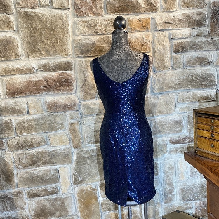 Nightway Blue Cocktail Sleeveless Party Dress