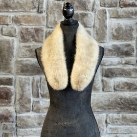 Mr Leonard Azurene Mink Scarf, 36"