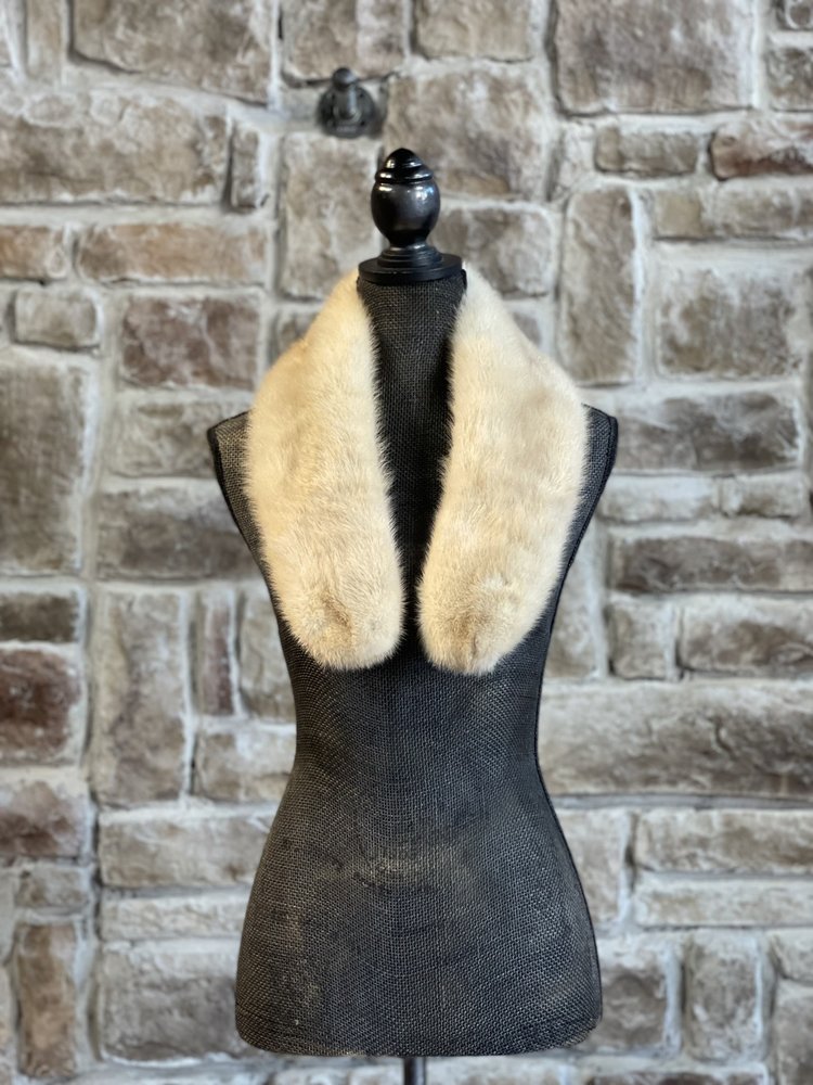 Mr Leonard Azurene Mink Scarf, 36"