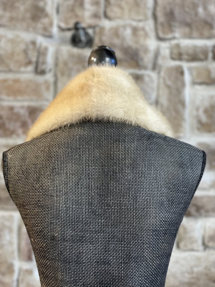 Mr Leonard Azurene Mink Scarf, 36"