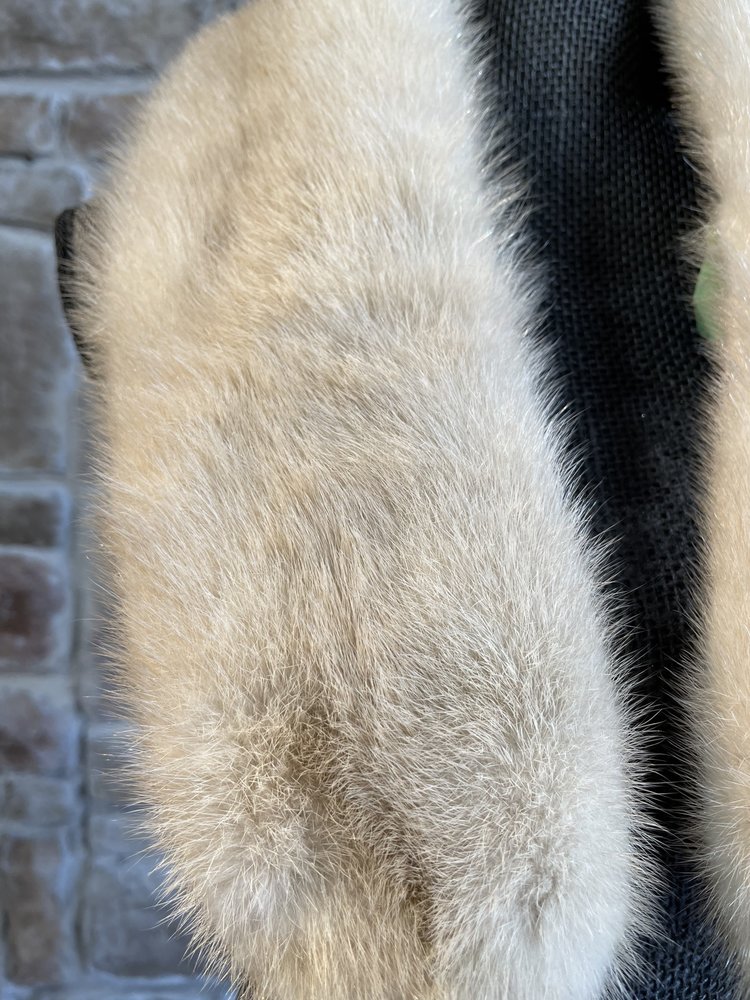 Mr Leonard Azurene Mink Scarf, 36"