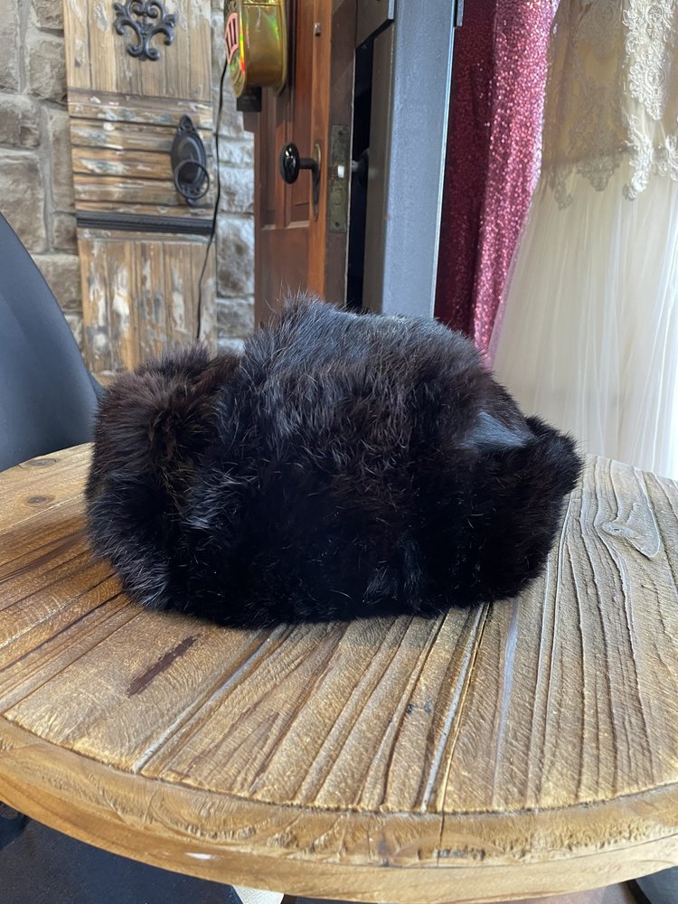 Black Dyed Rabbit Ushanka