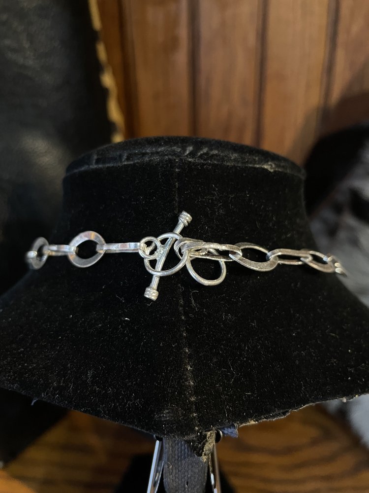 Silver Opalite Bib Necklace