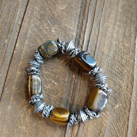 Genuine Tiger Eye Bracelet
