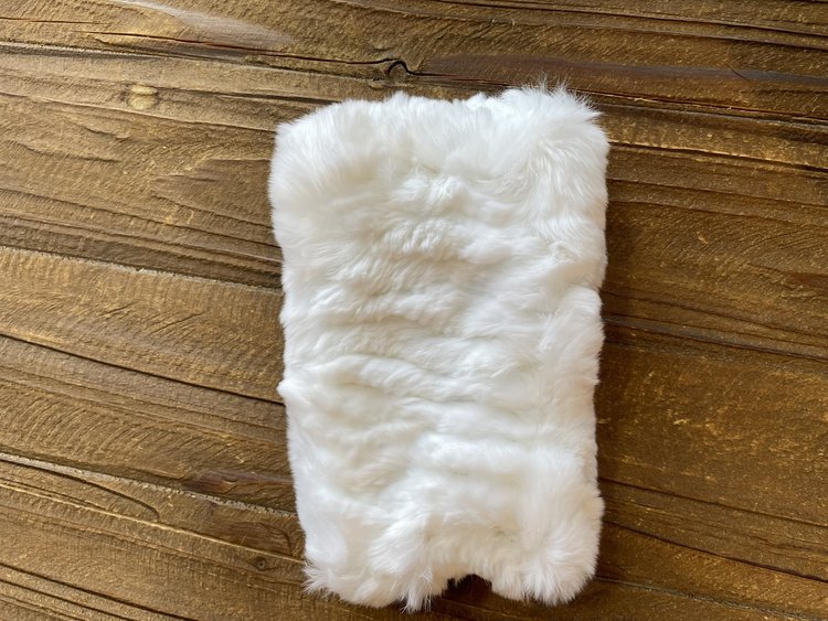 Raglaido White Knitted Rabbit Headband