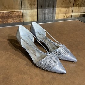 Caparros Silver Point Toe Heels