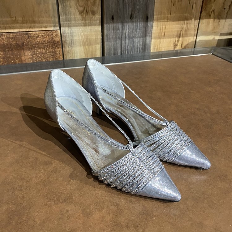 Caparros Silver Point Toe Heels